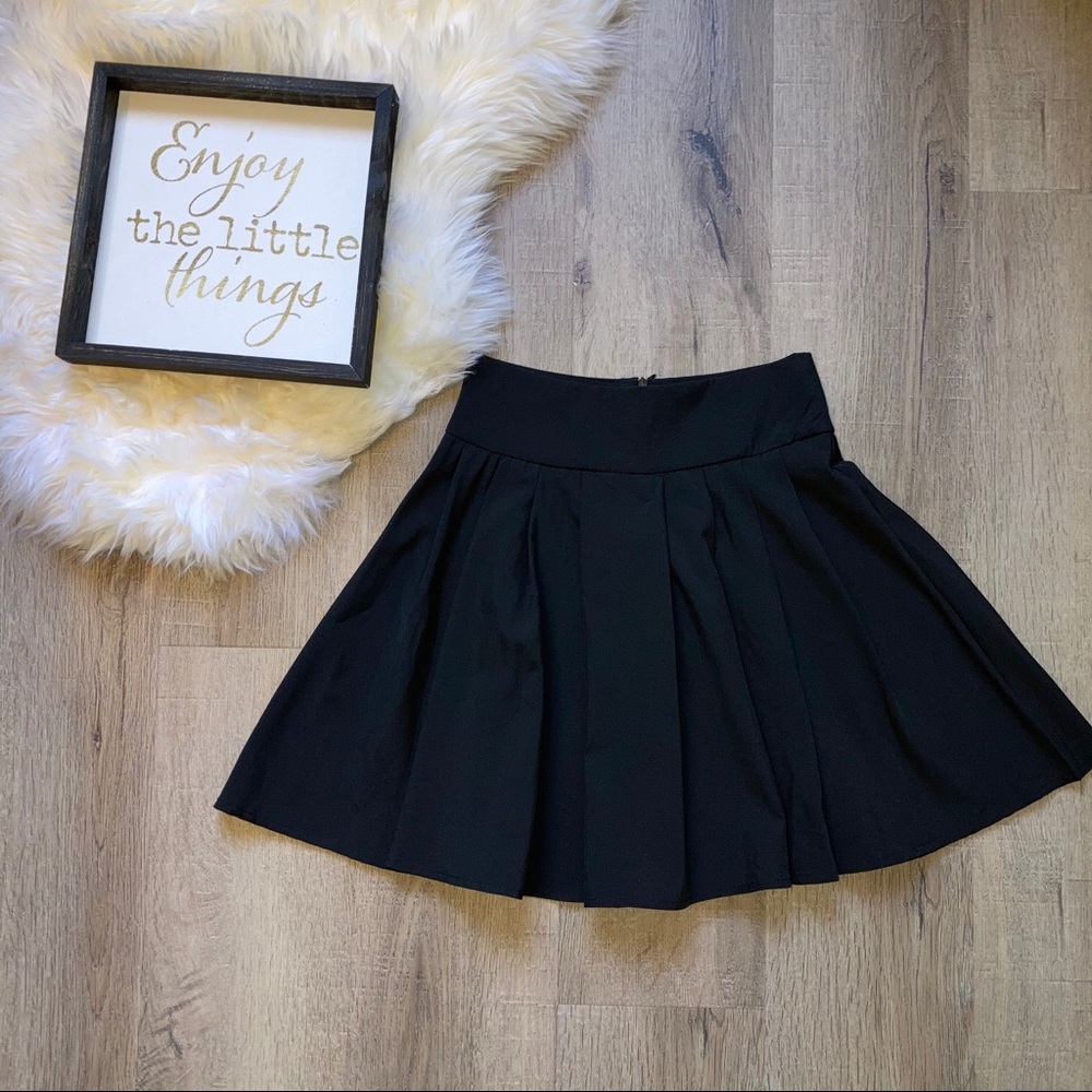 Simple black skirt